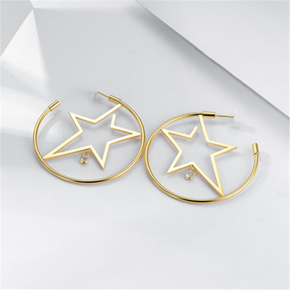 Five-pointed Star Earrings