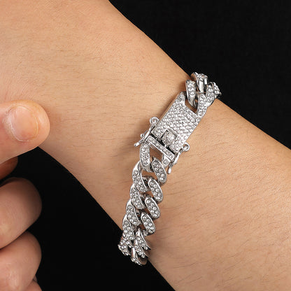 Diamond Cuba Chain Men's Bracelet