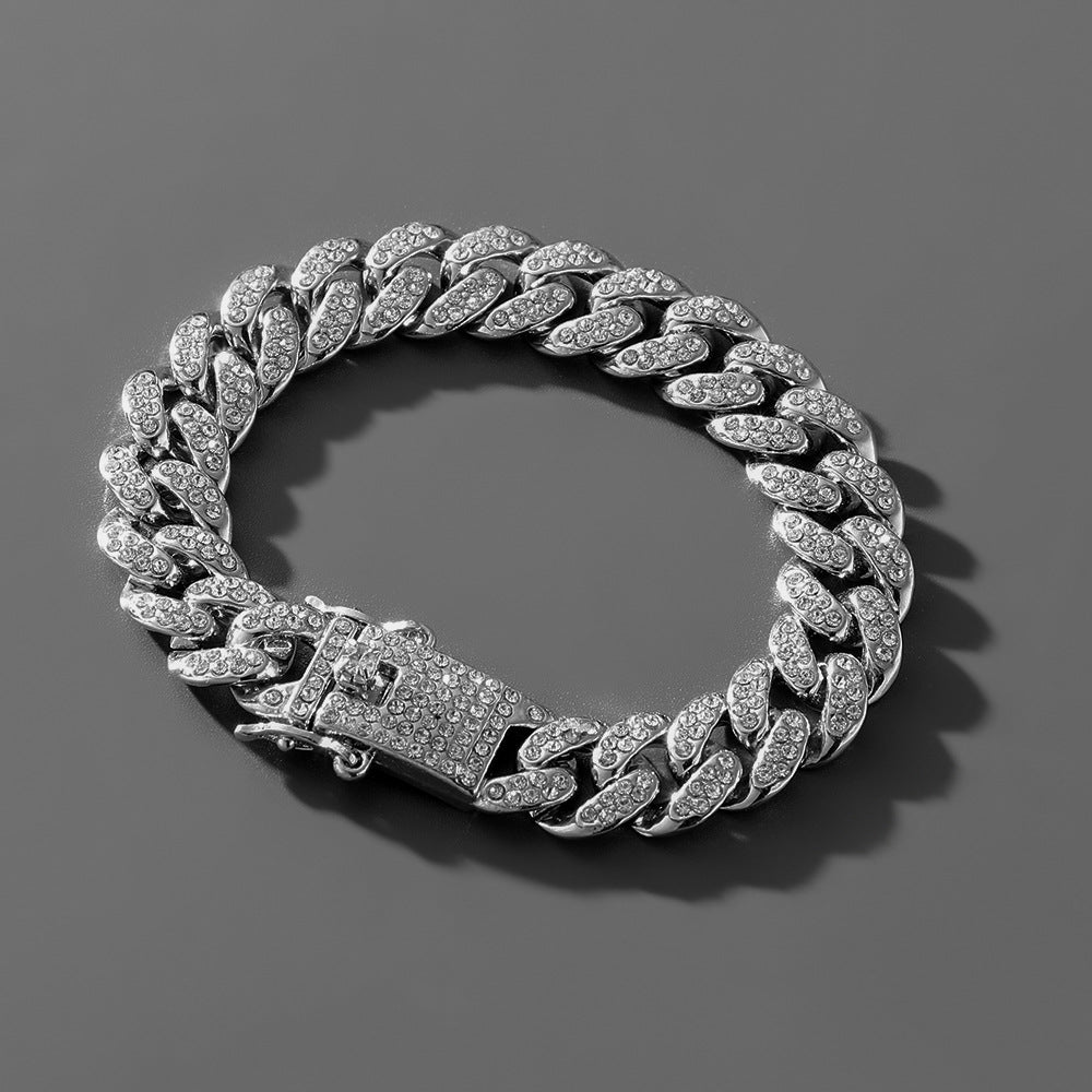 Diamond Cuba Chain Men's Bracelet