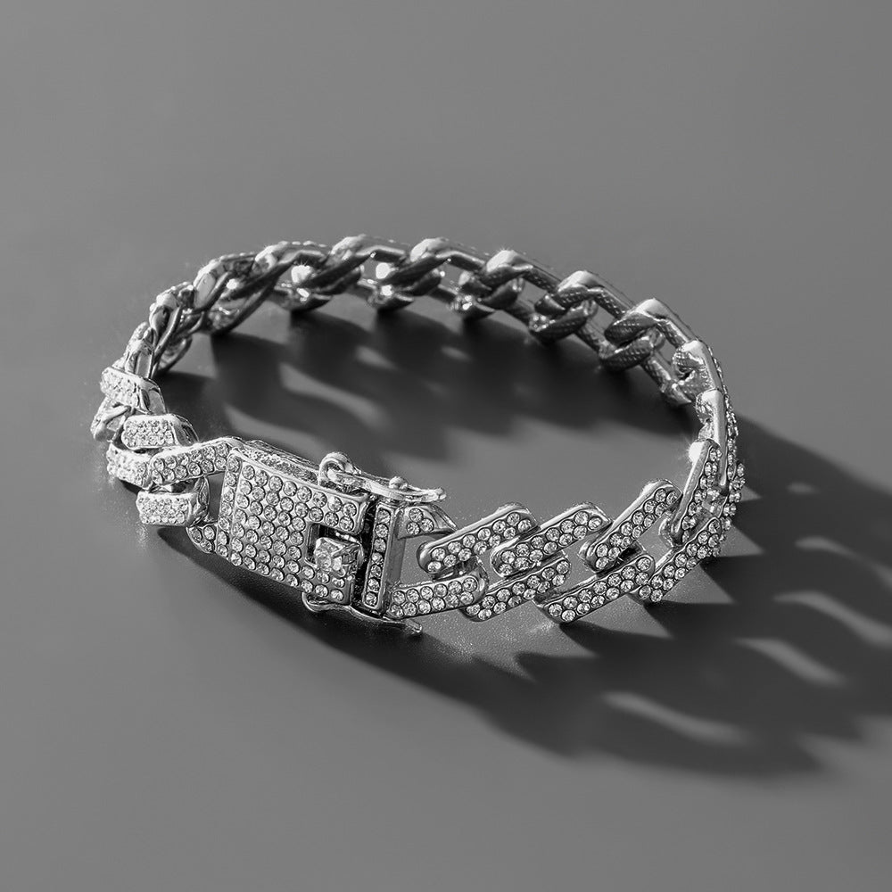 Diamond Cuba Chain Men's Bracelet