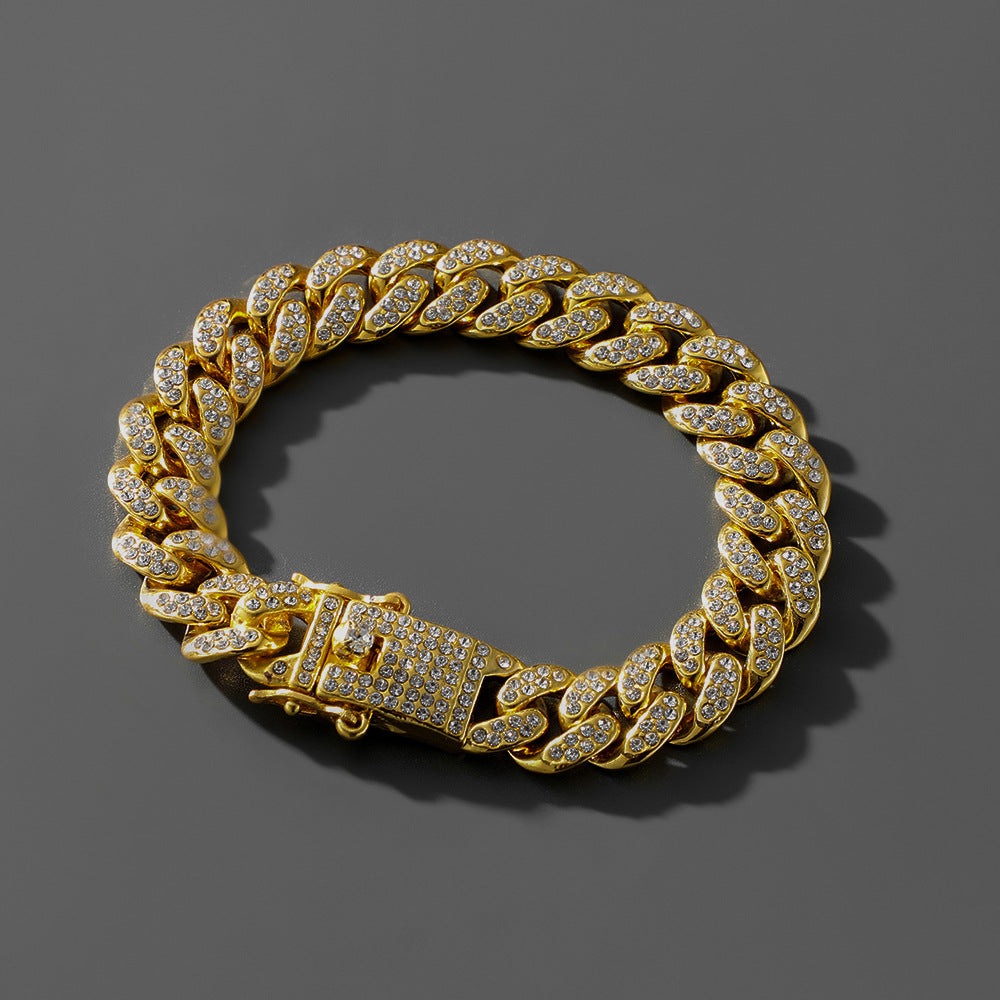 Diamond Cuba Chain Men's Bracelet