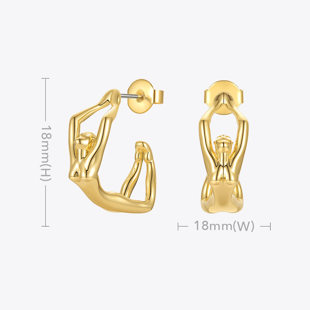 Female Body Personality Earrings