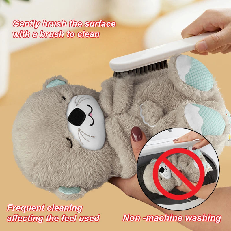 Breathing Otter Plush Toy